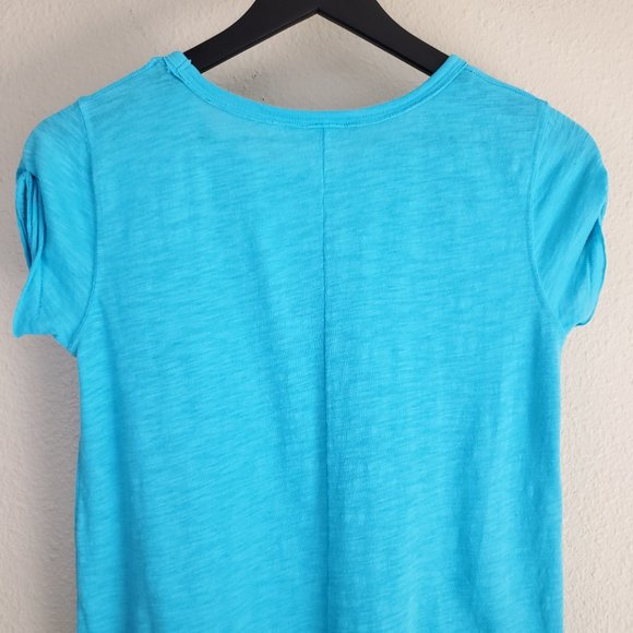 Free People We The Free S Turquoise Clare Tee - Picture 9 of 13